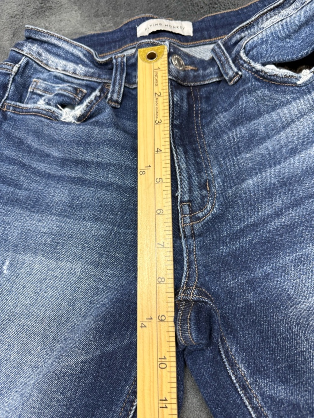 Flying Monkey Women’s Jeans Size 29 Raw Hem - Picture 11 of 11